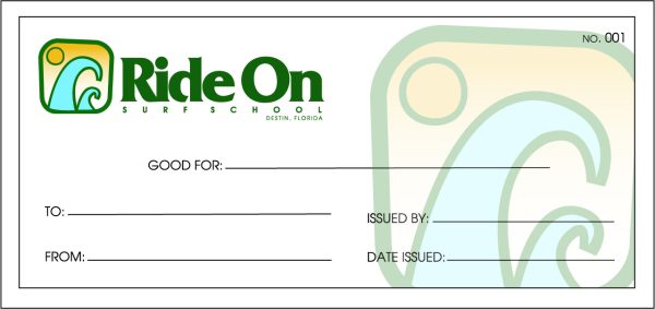 Gift Card for RideOn Surf School